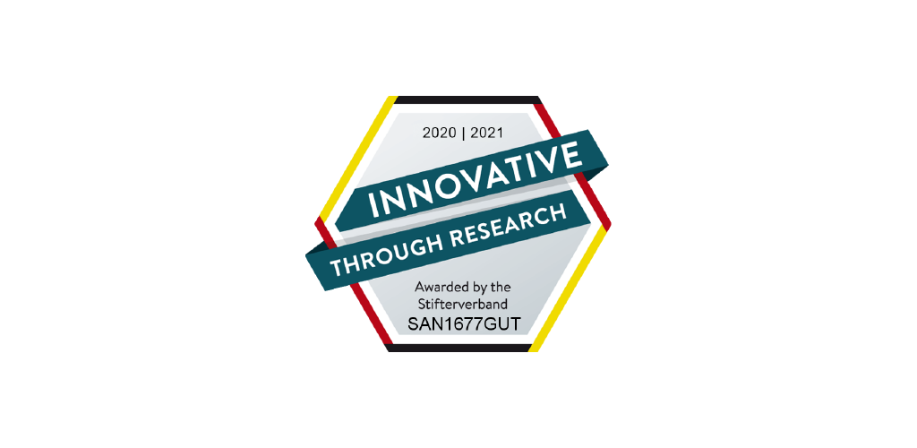 Sanbos Gmbh Got The Award Innovative Through Research 21 Sanbio